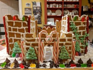 Gingerbread making is a tradition of the owners of Minnesota lake cabin resort, Campfire Bay